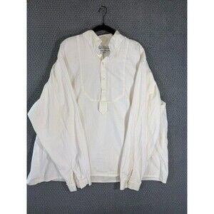 Historical Emporium Dress Shirt / Natural / Regency / Victorian / Men's 2XL